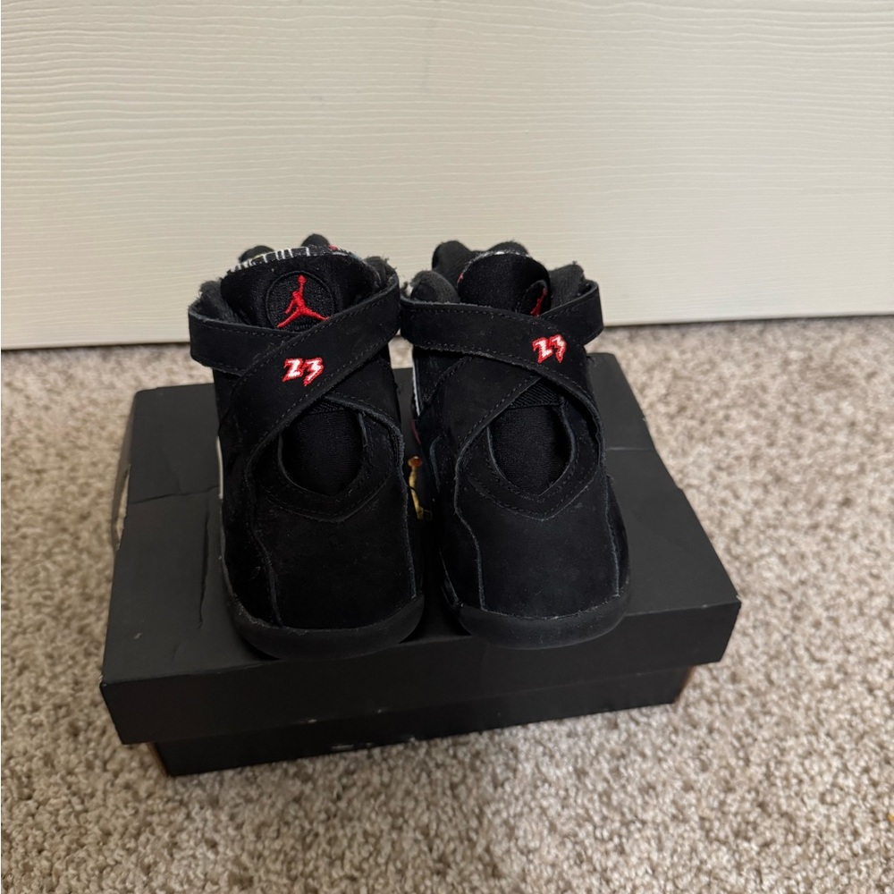 Jordan Black High-Top Sneakers with Textured Padding